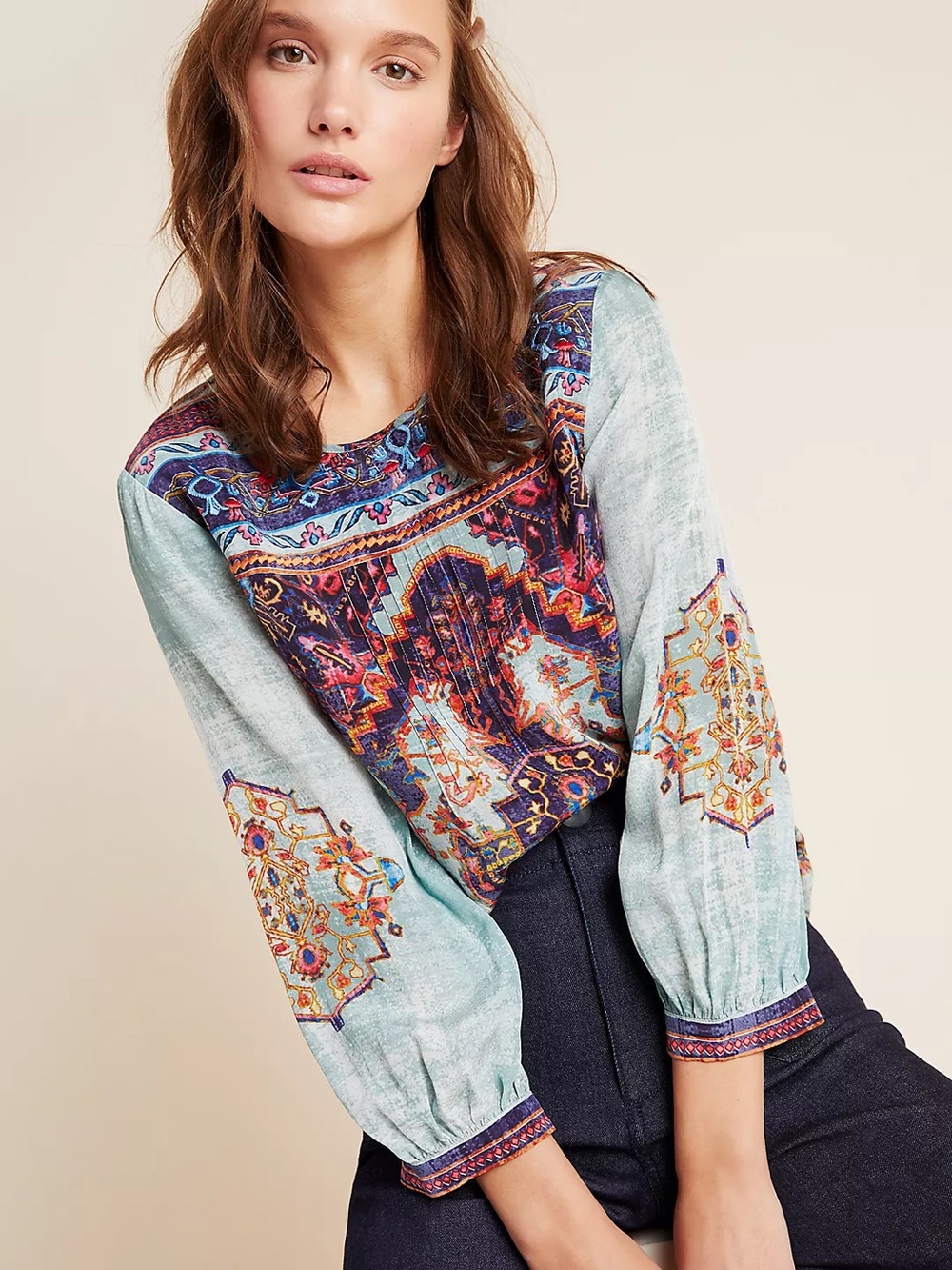 Vineet Bahl Prudence Blouse Top S Small
